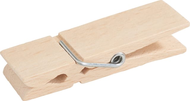 Helo Wäscheklammern Holz-Klammer, Breit