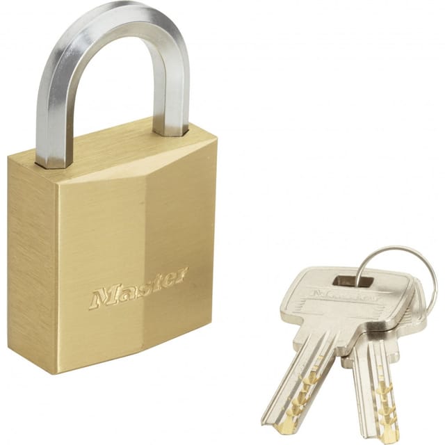 Master Lock Messing-schlüsselvorhängeschloss, 40 Mm Breite Master Lock