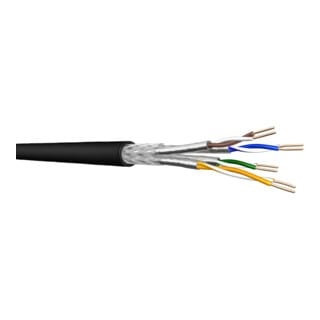 draka Installationskabel UC900 SS23 PE Kat.7 sw 4P S/FTP