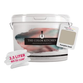 A.S. Création Wandfarbe The Color Kitchen Pumpkin Seed Taupe Matt 2,5 l Hohe Deckkraft