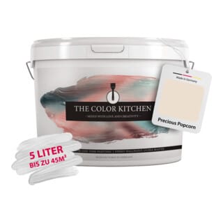 A.S. Création Wandfarbe The Color Kitchen Precious Popcorn Beige Matt 5,00 l Hohe Deckkraft