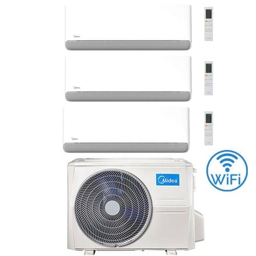 Klimaanlage Midea Breezeless-e Wifi R32 Trial Split 12000 + 12000 + 12000 Btu Mit E.u. M3oa-27hfn8-q Wechselrichter Klasse A++/a+