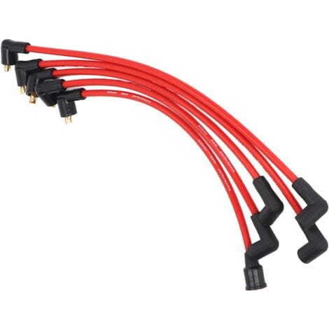 Ej.life - 8 Mm Zündkerzenkabel, 5 Stück Langlebige Metall- Und Silikon-ht-kabel Leistungszündkerze Passend Für Mgb 1800cc-modelle Auto- Und Motorradteile