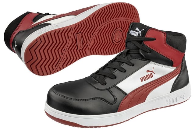 Puma - Hoher Schuh Frontcourt Blk/wht/red S3 T.44 630050201000044