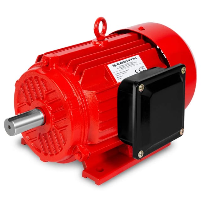 400v Elektromotor Mit 3 Kw Leistung, Drehstrommotor Aus Aluminium, 3-phasen, Drehzahl 2880 U/min., Stromstärke 6,4 A, Leistungsfaktor 0,95, Asynchronmotor Für Einsatz In Industrie, 37 Kg - Eberth