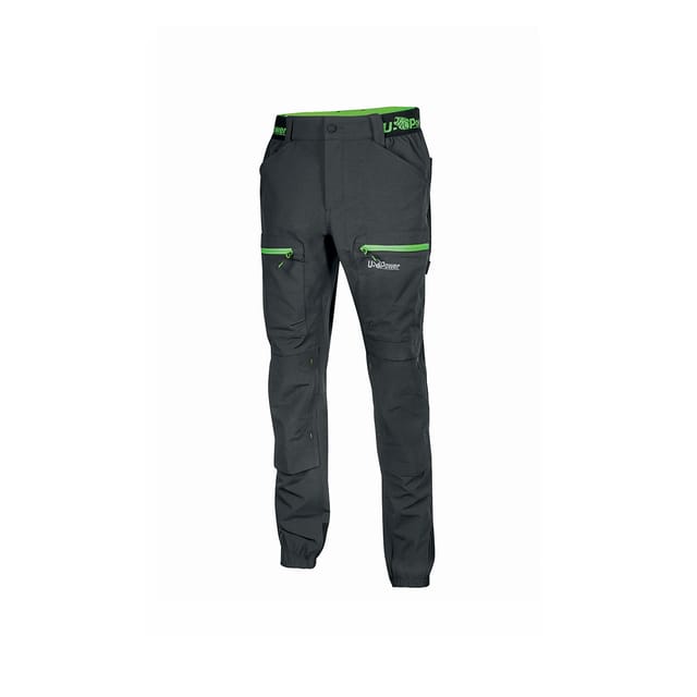 U-power Horizon U-4 Stretch Arbeitshose - Xl - Verde / Gris