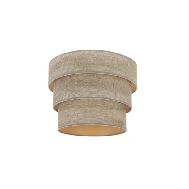 Dreifach-pendelleuchte Smile E27 Grau Holz 40dx20dx26h