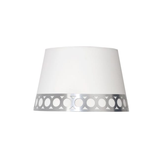 Dalia Pendelleuchte Schirm E27 Weiß/silber 40dx30dx25h