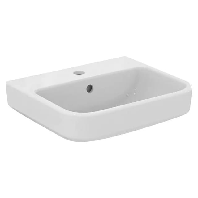 Ideal Standard - I.life B - Waschtisch 45x38 Cm, Mit Überlauf, Mit Hahnloch, Weiß T461001
