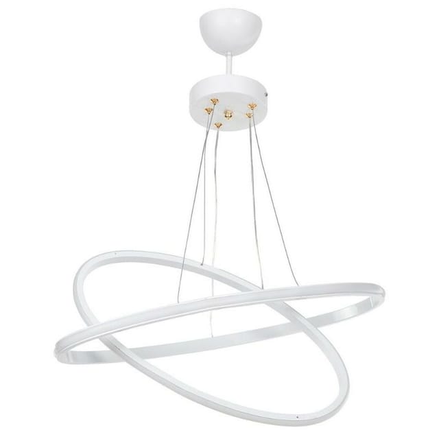 Muso Pendelleuchte Mit Zwei Weißen Ringen Led Mdl4438