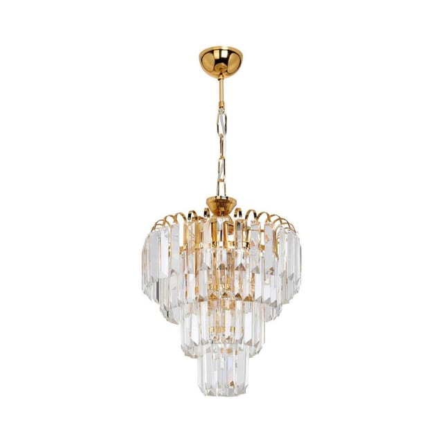 Miranda Mdl3831 Deckenleuchte Aus Glas Und Gold Mit 3 Leuchten