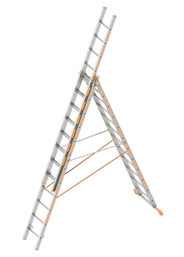 Layher Topic 1040 Allzweckleiter 3x12 Sprossen