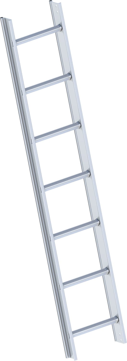 Layher 1051 Dachleiter Aluminium 7 Sprossen