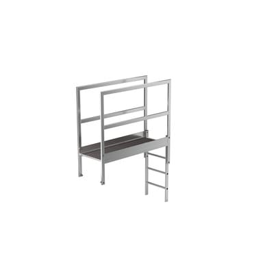 Günzburger Steigtechnik - Attika-überstieg Aluminium Blank Länge 1.600 Mm - 062185