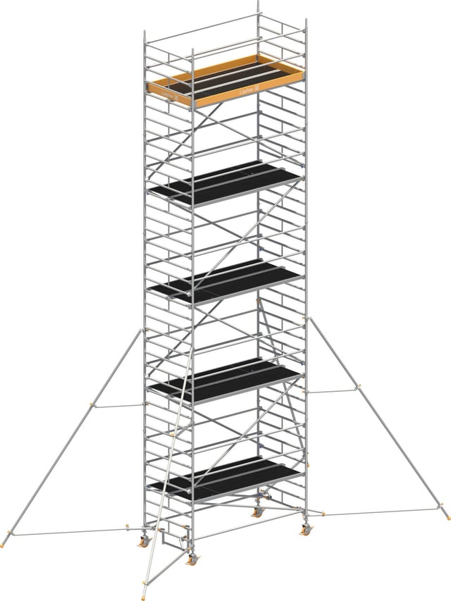 Layher Rollgerüst Uni Breit P2 Mit Gerüststützenlänge 5,0m, 11,20m Ah