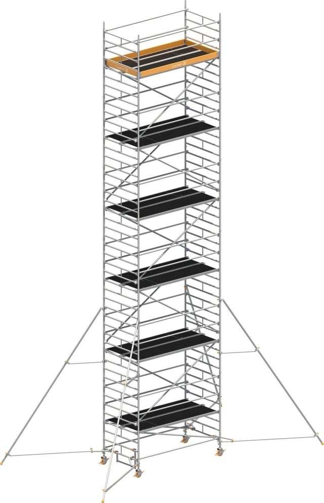 Layher Rollgerüst Uni Breit P2 Mit Gerüststützenlänge 5,0m, 13,20m Ah
