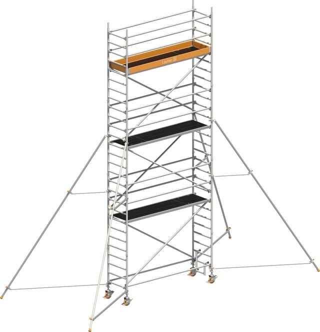 Layher Rollgerüst Uni Standard P2 Mit Gerüststützen 5m, 8,20m Ah
