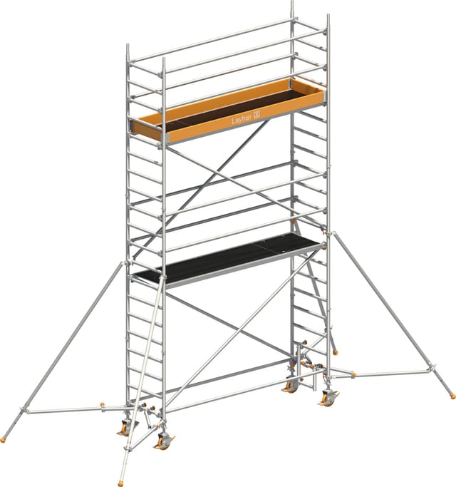 Layher Rollgerüst Uni Standard P2 Mit Gerüststützen 6,20m Ah