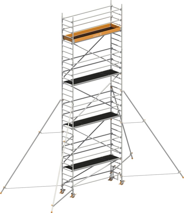 Layher Rollgerüst Uni Standard P2 Mit Gerüststützen 5m, 9,20m Ah