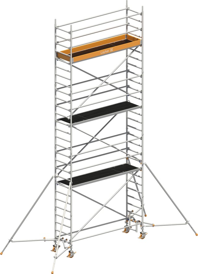 Layher Rollgerüst Uni Standard P2 Mit Gerüststützen 8,20m Ah