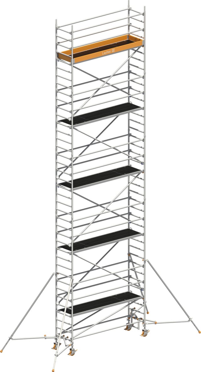 Layher Rollgerüst Uni Standard P2 Mit Gerüststützen 11,20m Ah