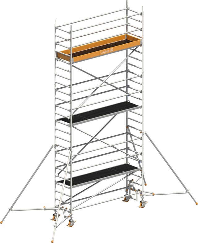 Layher Rollgerüst Uni Standard P2 Mit Gerüststützen 7,20m Ah