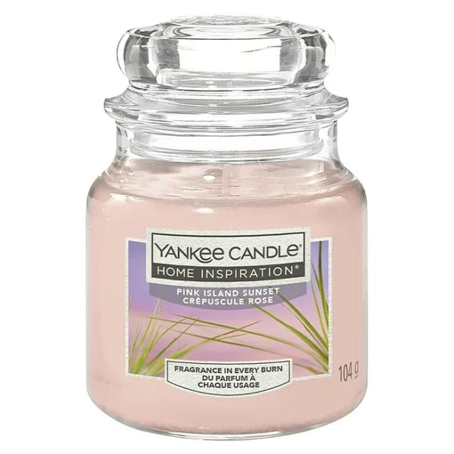 Yankee Candle - Duftkerze Kleines Glas Pink Island Sunset 104 G Rosa Kerze Duft