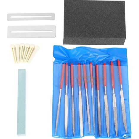 Diy-musikinstrumenten-polierset, Schleiffeile, Schleifstein, Schleifpad, Schleifklotz Für Saitenwirbel