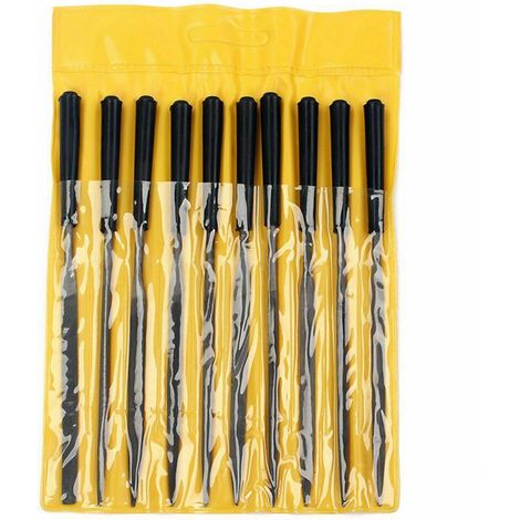Set Mit 10 Feilen Für Gitarrenbünde Und -sättel, Polierfeilen, Gitarrenreparaturwerkzeuge, Professionelle Werkzeuge