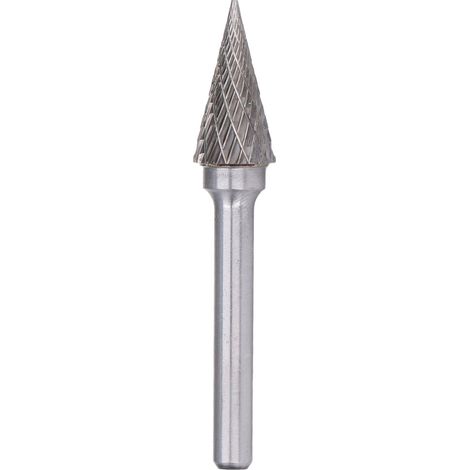 Rotationsfräser Mit Zwei Schneiden, Spitzkegelförmig, Für Winkelschleifer, 6 Mm Schaft, Yg8 Hartmetall, Mx1225