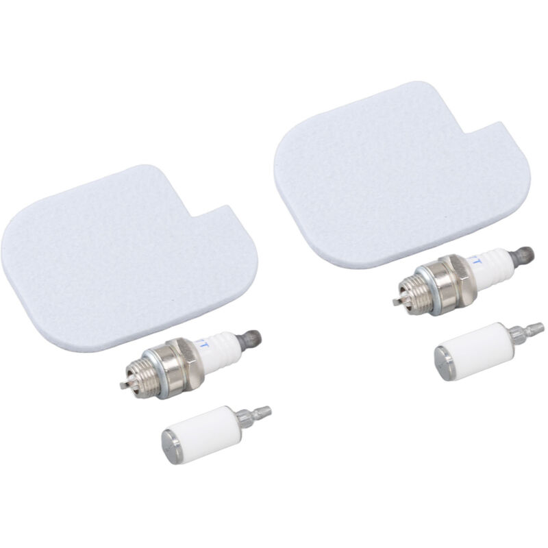 Kit D'Entretien Pour Tronçonneuse Mcculloch Cs360t, Cs400t Et Cs420t (2 Pièces) : Filtre À Air, Filtre À Carburant Et Bougie D'Allumage