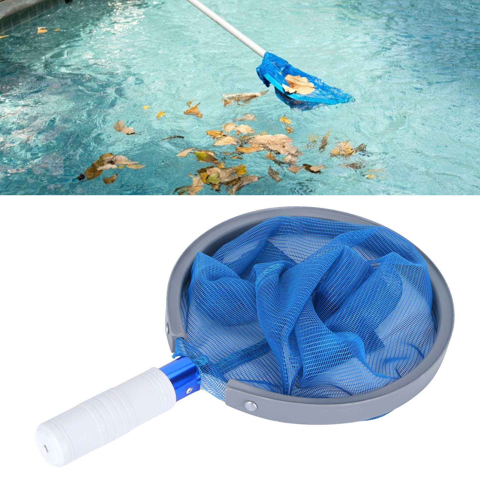Kescher Für Pools, Laubkescher Zur Entfernung Von Ablagerungen, Für Pools, Whirlpools, Teiche Und Springbrunnen