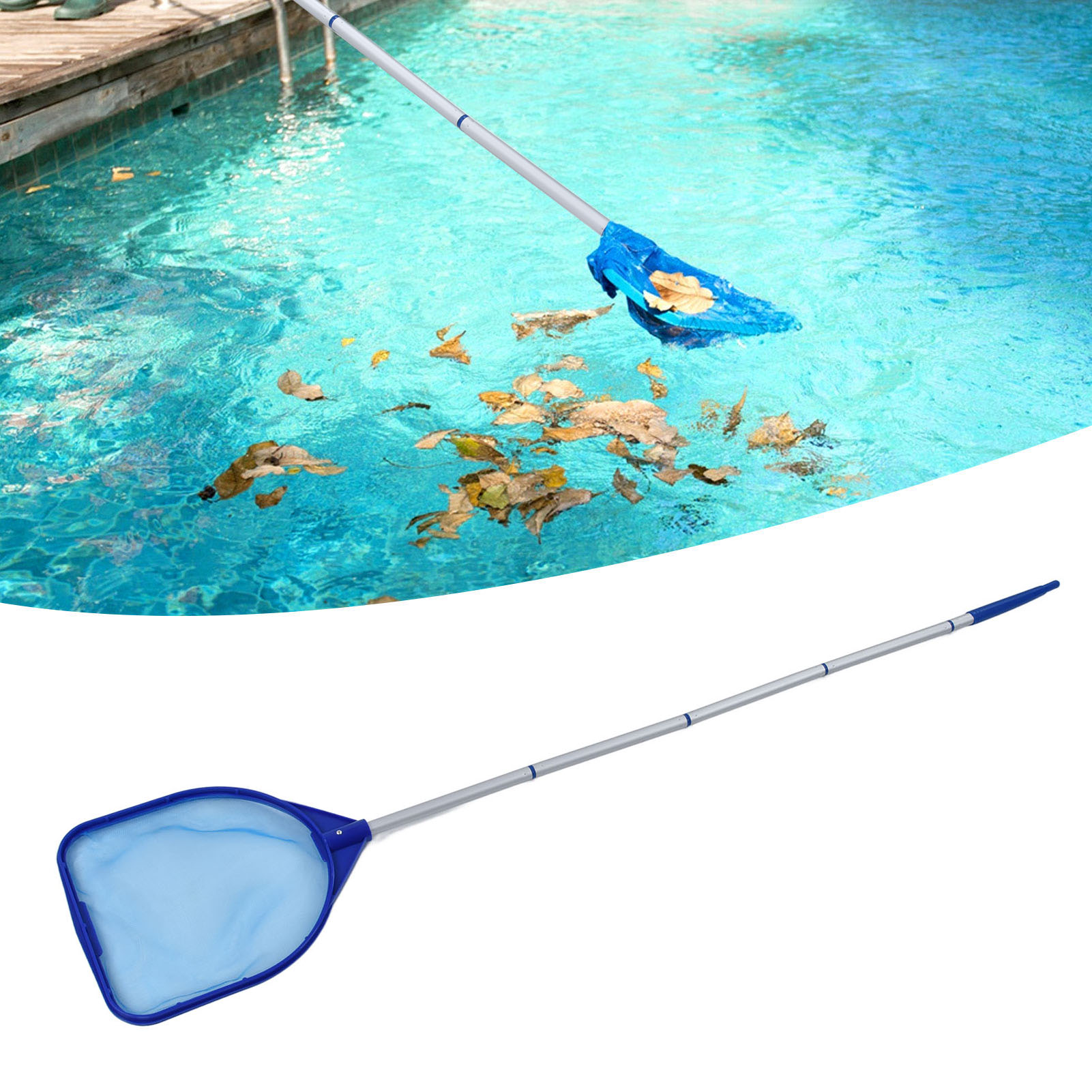 Robuster Und Langlebiger Poolskimmer Aus Kunststoff, Abnehmbar, Einfach Zu Montieren, Nylongewebe.