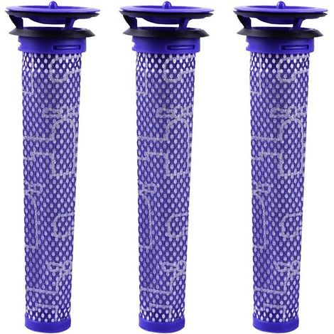 Filter Für Dyson Staubsauger V6, V7, V8, V10 Und V11, Standard-blaufilter, 3er-pack