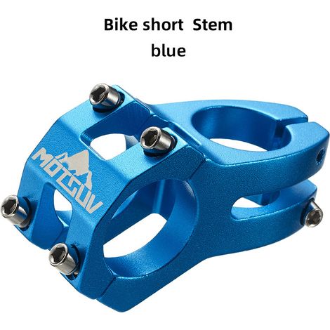 Blauer Motsuv Fahrradvorbau Mit Hohlschaft Für Downhill, Kurzer Vorbau 31,8+45 Mm.