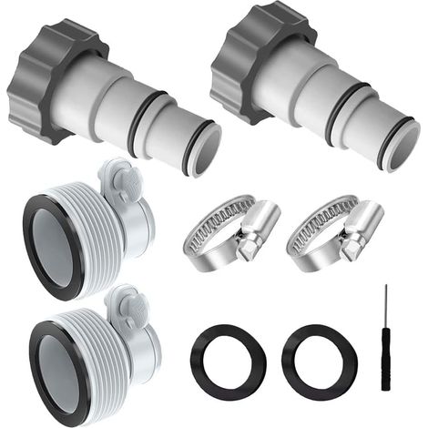 Poolablaufadapter, Poolschlauchadapter, Poolpumpenadapter, Pooladapter, Poolschlauchadapter, Pumpenschlauchadapter