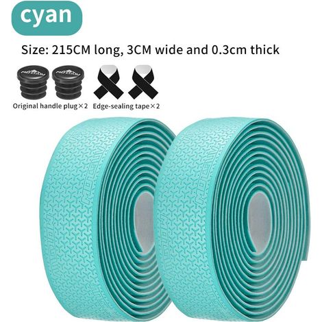 Blaues Lenkerband Im Mercedes-stil Für Rennräder. Fahrradlenkergriffe Mit Einzigartigen Riemen, Rutschfestem Und Schweißabsorbierendem Material Sowie Stoßdämpfendem/rutschfestem Design.
