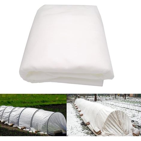 Winterabdeckung 1,5 M X 8 M, 40 G/m² Vliesstoff Zum Schutz Von Freilandpflanzen Vor Frost – Uv-beständig Und Reißfest