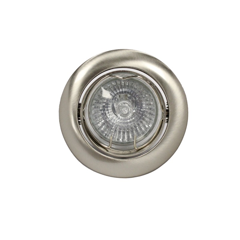 Gu10 50w Runde, Neigbare Einbauleuchte, Nickel-finish