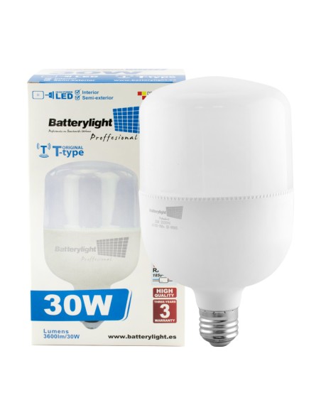 Led-lampe 30 W, 3600 Lumen, E-27 A, Warmes Licht, 3200 K, Licht, 50.000 Stunden – Vivid