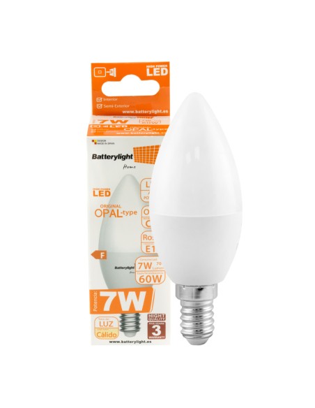 Kerzenlampe E14/7w/2700k, Batteriebetrieben