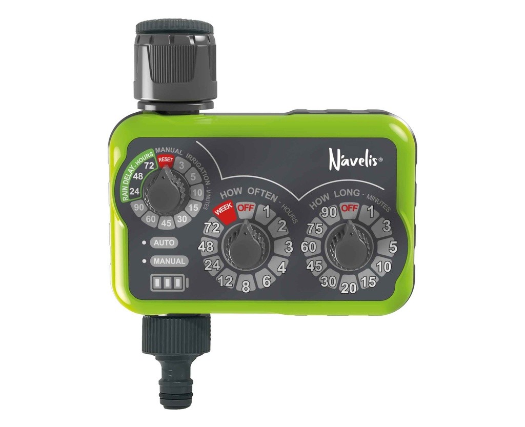 Analoger Bewässerungs-timer 2xaaa Ip54
