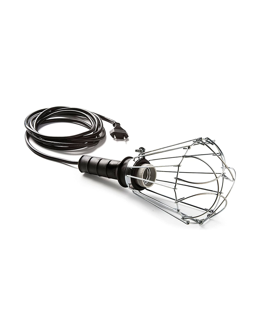 Lampe Baladeuse E27 Robuste, 200w, Câble 5m, Poignée Caoutchouc - Famatel