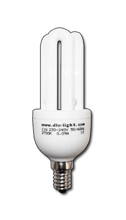 Elektrische Lampe 3u/t3 230v E14 Kurz 8w