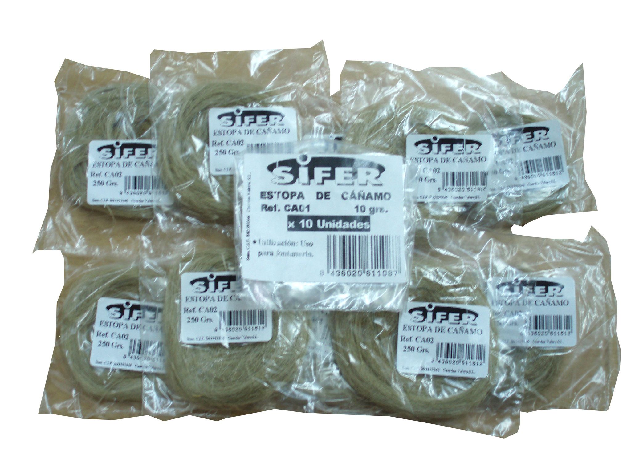 Hanf-holzseil-tasche 10 Stk X 10 G
