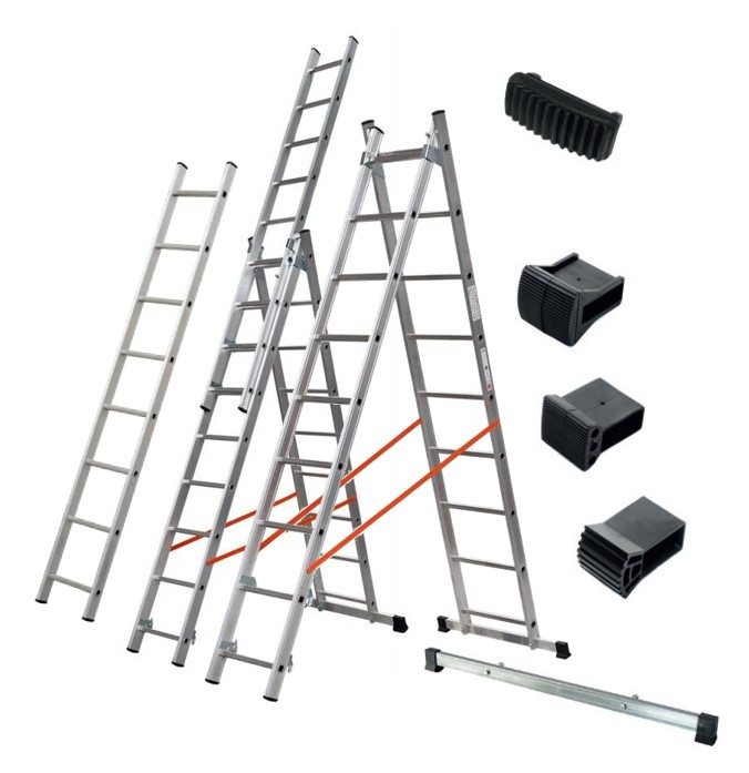Set Mit 2 Gierra-stopfen Für 66 Mm Profile In Einläufigen Treppenhäusern.