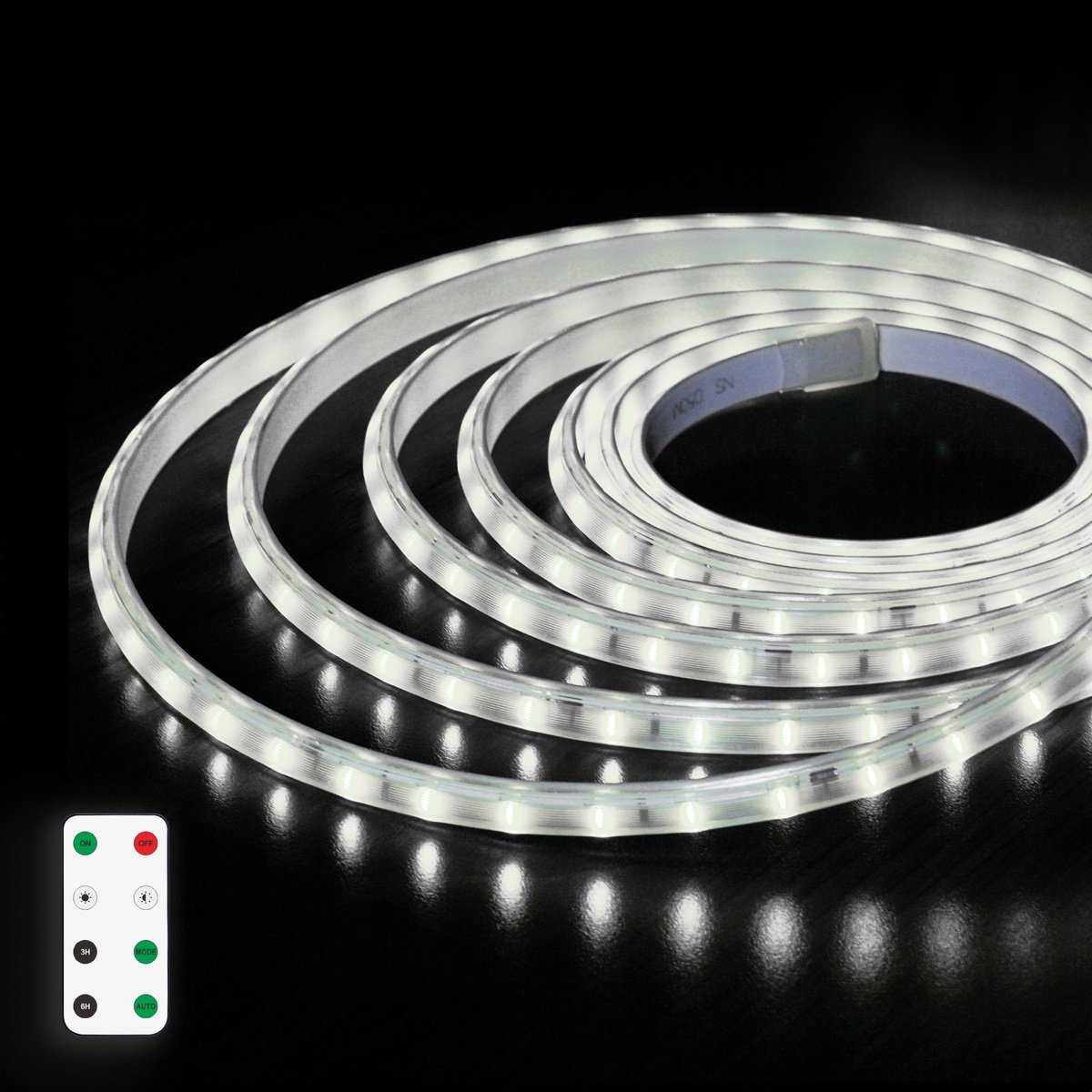 5 M Solar-led-streifen-set 0,2 W/m 6500 K