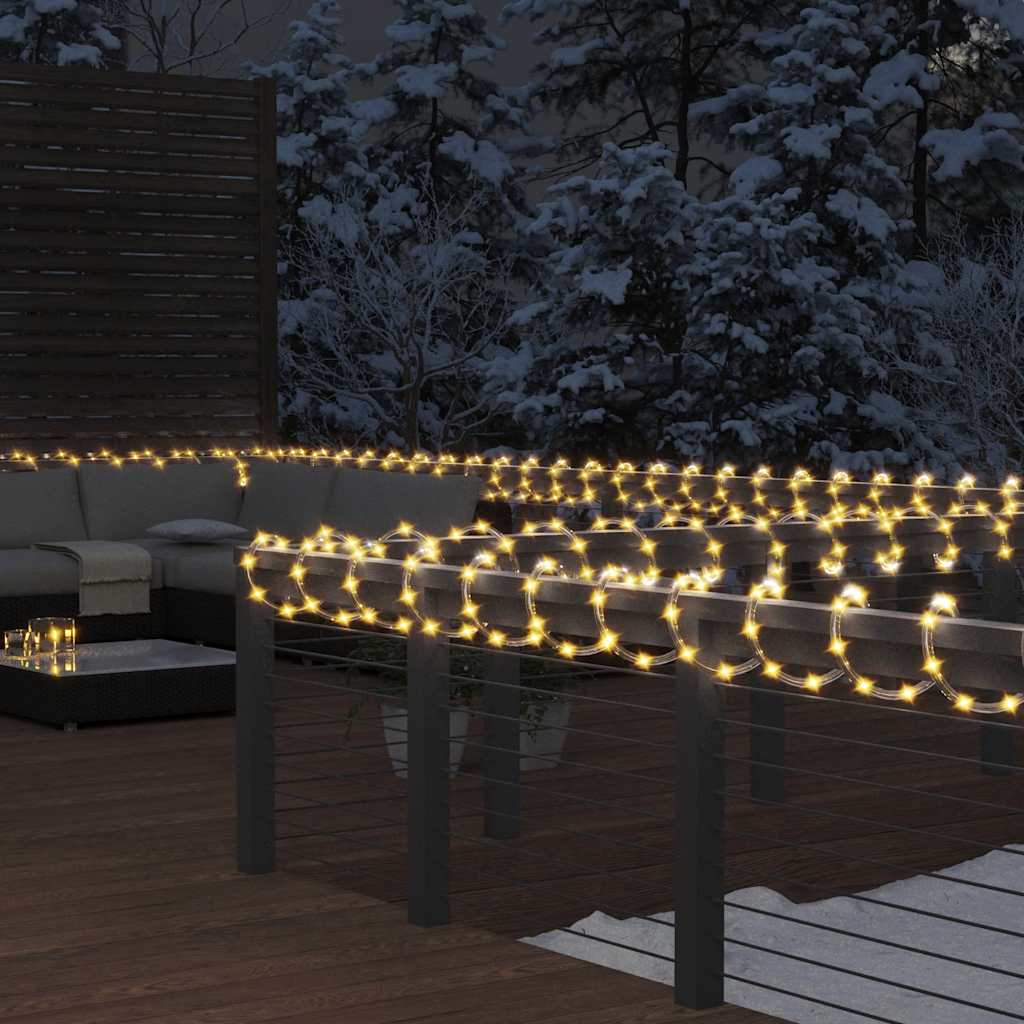 Lichtschlauch 120 Leds Warmweiß 5 M Pvc