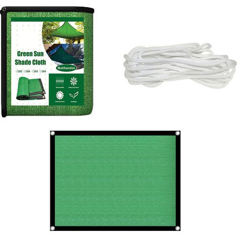 Grünes Sonnensegel, Schattierungsnetz, Sonnenschutzgewebe, Uv-beständiges Sonnenschutznetz Für Gewächshäuser, Parkplätze, Gärten Und Höfe