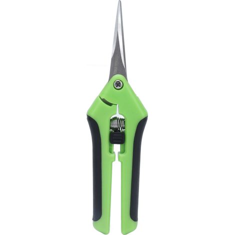 16,5 Cm Lange, Federbelastete Gartenschere, Ermüdungsarm, Komfortabler Griff, Sicher Und Robust, Grüne Gartenschere
